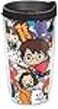 Tervis Harry Potter Group Charms Tumbler with Wrap and Black Lid 16oz Clear