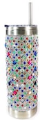 Jacqueline Kent JKT102MI Royal Ice Stainless Steel Tumbler 20 Oz Multicolor