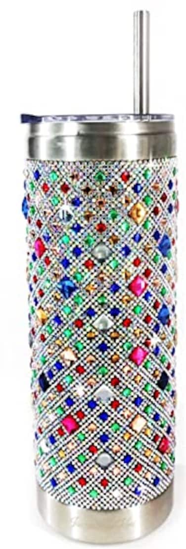 Jacqueline Kent JKT102MI Royal Ice Stainless Steel Tumbler 20 Oz Multicolor