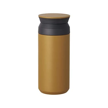 KINTO 20937 Travel Tumbler 118 fl oz 350 ml Coyote Vacuum Double Layer Construction Heat and Cold Retention