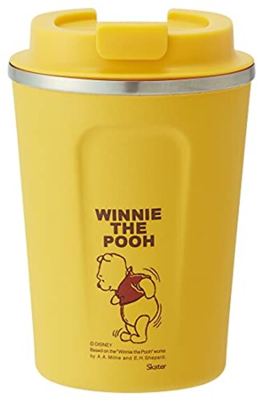 Skater STBC3FA Vacuum Stainless Steel Insulated Coffee Tumbler Small 118 fl oz 350 ml Disney Winnie the Pooh