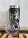 Maverick Advantage Baseball Mom Tumbler 20 oz Black w Sliding Lock Lid Gift