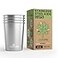 Greens Steel Stainless Steel Cups 10oz Tumbler 4 Pack Premium Metal Drinking Glasses Stackable Durable Cup 10 oz