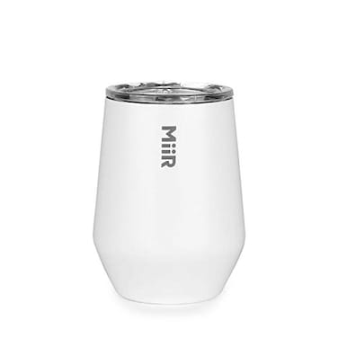 MiiR 10oz Insulated Stemless Wine Tumbler Spill Proof Presson Lid Perfect for Chilled Drinks for Camping BBQs and More at Home or Outdoors