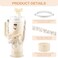 RONGFY Stanley Cup Accessories Set for 40oz 30oz04in Silicone Straw Cover Cute CharmHandle StrapCup RingPlush PendantStanley BootHeart Buttons for Tumbler White
