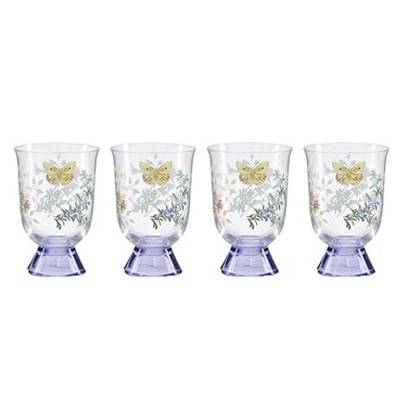 Lenox 897832 Butterfly Meadow Herbs Short Tumblers Set Of 4