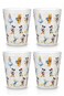 Best Brands Disney Reusable Plastic Cups 4 Pack 16 oz Plastic Drinking Glasses with Mickey Stitch Pooh or Disney100 Designs BPAFree Stackable Top Rack Dishwasher Safe Tumblers for Water Juice More