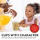 Best Brands Disney Reusable Plastic Cups 4 Pack 16 oz Plastic Drinking Glasses with Mickey Stitch Pooh or Disney100 Designs BPAFree Stackable Top Rack Dishwasher Safe Tumblers for Water Juice More