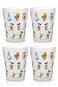 Best Brands Disney Reusable Plastic Cups 4 Pack 16 oz Plastic Drinking Glasses with Mickey Stitch Pooh or Disney100 Designs BPAFree Stackable Top Rack Dishwasher Safe Tumblers for Water Juice More