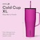 Corkcicle Cold Cup XL Insulated Tumbler with Handle Keeps Drinks Cold 12 Hours TripleInsulated SpillProof Lid Summer Drinkware Gift Keeps Drinks Ice Cold 30 oz Berry Punch