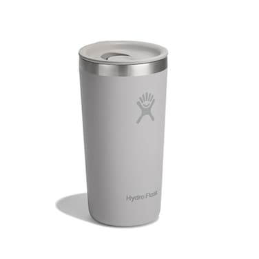 HYDRO FLASK All Around Tumbler 355 ml 12 oz with Closable Spill Proof PressIn Lid Stainless Steel Double Wall Vacuum Insulated Birch