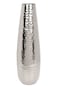Hosley Hammered Metal Vase 165 Tall Silver Teardrop Flower Vase for Centerpieces Table Dcor Home Wedding