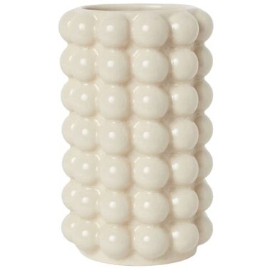YANWE1 Bubble Vase Beige Ceramic Vase for Boho Decor Ceramic Flower Vases for Modern Home Decor Tall Decorative Vases for Living Room Bedroom Wedding Entryway Mantel Office 85 Inches