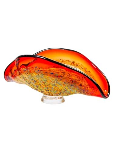 Dale Tiffany AV13100 Art Glass Vase from Indiana Collection in Multi Finish 700 inches Multicolor