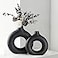CEMABT Vases for Pampas GrassCreative Vase Modern Home DecorHandmade Vase Black Ceramic Dried Flowers Crafts Ornaments for Office Home Deco Decoration