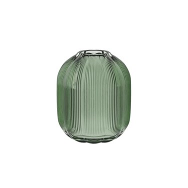 VilleroyBoch Villeroy Boch Fleur Olive Vase 75 in Green Dishwasher Safe MouthBlown and Handmade Glass Vase