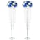 NUPTIO Silver Crystal Flower Vases for Weddings 2 Pcs 394in Tall Elegant Party Decorations