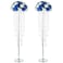 NUPTIO Silver Crystal Flower Vases for Weddings 2 Pcs 394in Tall Elegant Party Decorations