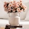 MittDitt MittDitt Ceramic Flower Vase with Handles 8 inch Tall OffWhite Vase Decorative Terracotta Vases Farmhouse Rustic Pottery Vases for Home Decor Living Room Table