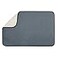 iDesign iDry Absorbent Kitchen Countertop Dish Drying Mat 24 x 18 PewterIvory