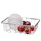 kaileyouxiangongsi Adjustable Over Sink Dish Drying Rack Stainless Steel Dish Drainer On Counter or in Sink Dish Rack Deep and Large Rustproof