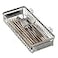 kaileyouxiangongsi 304 Stainless Steel Utensil Drying RackChopsticksSpoonForkKnife Drainer Basket Flatware Storage Drainer Square