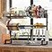 ADBIU Over Sink Dish Drying Rack Expandable HeightLength SnapOn Design Large Dish Drainer Storage Counter Organizer 3240L x 12W x 3438H inches