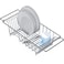 Simple Houseware Over Sink Counter Top Stainless Steel Dish Drainer Drying Rack Chrome