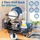 GAOKASE Dish Drying Rack Stainless SteelDish Rack Dish Racks for Kitchen Counter Kitchen Dish Drainers with Removable Utensil HolderNew Drain OutletPlate Rack and Drainboard Black 3