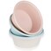 Ralahbeifm 4 Pack Round Plastic Wash Basin 5 Quart Small Basin Tub Stackable Camping Basin for Washing Face Fruit Dishes Bottles Home Kitchen Sink 116 X 43 Inches 4 Colors