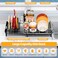 TOOLF Expandable Dish Rack Dish Drying Rack for Kitchen Counter Foldable Dish Dryer Rack Stainless Steel Dish Drainer Racks with Cutlery Holder Collapsible Dish Drying Racks Large SizeBlack