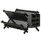 HBlife Dish Rack Bamboo Folding 2Tier Collapsible Drainer Dish Drying Rack with Utensils Flatware Holder Set Dish Rack with Utensil Holder
