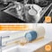 Mukylar Bamboo Dish Rack Expandable Plate Rack Dish Drying Rack for Kitchen Cabinet Storage Adjustable MultiFunctional Design Organizer for Plates Bowls Cups Pots Cutting Boards Natural Bamboo