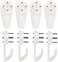 PinCute 60 Pack Concrete Wall Hooks Wall Picture Hangers with Invisible Nails No Drilling Picture Hanging Hooks for Stucco Cement Wall and More