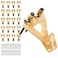 Picture Hang Solutions PHS Professional Picture Hanging Hooks with Nails Heavy Duty 50 lbs Picture Hangers for Drywall Plaster Walls 100 Pack Wall Hooks for Pictures Frames Mirrors Canvas Art