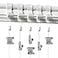 Picture Hang Solutions PHS Picture Rail Hanging System 5 Pack Gallery Set with White Picture Rail Molding Hooks Invisible Wire Adjustable Hooks Professional Art Hanging System for Walls