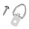 OMOTOOL D Ring Picture Hangers 100 Pack Heavy Duty with Screws for Hanging Clock Paintings Artwork Picture Painting Frame CrossStitch