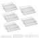 AENTGIU French Cleat Picture Hanger 4 Aluminum Z Clips Interlocking Picture Cleat Wall Mounting Bracket Hardware Kit for Whiteboard Panels Shelf Artwork Cabinet Art Frames 5 Pairs