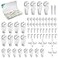HI LOHAS Picture Hanging Kit No Damage Wall Hangers for Frame68pcs Invisible Nails for Concrete Hardwall and Cement Wall Mix