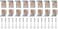 Aylifu Mirror Hanger Clips Set 4Sets 16 Pieces Unframed Mirror Mount Clips Metal Spring Loaded Mirror Hanger Clips with Screws and Rawl Plugs