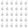MroMax 50Pcs Hardwall Hangers for Hardware Concrete Wall Hooks Invisible Nail Hangers NonTrace Wall Picture Hanger No Damage Stucco Hooks for Hanging Picture Photo Frame Clock 098 x 059 LW