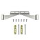Picture Hang Solutions Wall Buddies Small Hanger for Wood Picture Frames Supports 30 lbs 5 Pack Includes Wall Hooks Nails and Screws