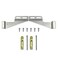 Picture Hang Solutions Wall Buddies Small Hanger for Wood Picture Frames Supports 30 lbs 5 Pack Includes Wall Hooks Nails and Screws
