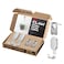3M CLAW 25 lb 2 Drywall Silver Hooks 2 Extra Picture Hangers Heavyweight Hanging Solution for Backpacks Jackets Pictures and Room Decor Cute Wall Hooks 4 Pack