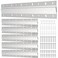 Yantuo French Cleat Hanger 10 Inch 6 Pairs Z Bar Hanger Supports 60 Lbs Interlocking Wall Mounting Bracket Hardware Kit for Hanging Mirrors Picture Shelf Whiteboard Art Frames