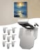 (ApeBestApeBest 20 Canvas Hangers for Drywall Claw Hooks Heavy Duty Damage Free Holds up to 40 lb 18x24 Large Canvas Picture Frame Hanger Kit Wall Hanging Hook Easy Removable for Room Dcor