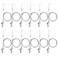 AojSup 12 Pcs Picture Rail Hooks and Wire Set Stainless Steel Picture Hanging Wire with SShaped Hooks and Chain 2m787in Cable Length for Hanging Frames Mirrors Artwork Black