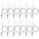 AojSup 12 Pcs Picture Rail Hooks and Wire Set Stainless Steel Picture Hanging Wire with SShaped Hooks and Chain 2m787in Cable Length for Hanging Frames Mirrors Artwork Black