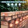 Lewufe Stainless Steel Brick Wall Clips Brick Hooks Clamp Outdoor Heavy Duty 18 to 34 Brick Hook Brick Hangers No Drill 6 Packs