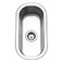 Houzer Club Stainless Steel Kitchen Bar Prep Sink 10 Inch Undermount Compact Oval Sink with Strainer Bottom Grid Durable Versatile Essential for Home Apartment CS1105C
